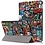 Ntech Hoes geschikt voor iPad 2018 Graffity - Hoes geschikt voor iPad 2017 - Hoes geschikt voor iPad 6e generatie trifold case - Hoes geschikt voor iPad 2018 hoes - Hoes geschikt voor iPad 2017 hoes - Hoes geschikt voor iPad 2018 book case smart cover - Ntech