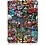 Ntech Hoes geschikt voor iPad 2018 Graffity - Hoes geschikt voor iPad 2017 - Hoes geschikt voor iPad 6e generatie trifold case - Hoes geschikt voor iPad 2018 hoes - Hoes geschikt voor iPad 2017 hoes - Hoes geschikt voor iPad 2018 book case smart cover - Ntech