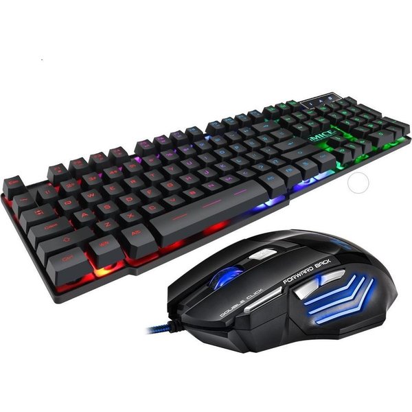 iMice iMice AN-300 - Gaming toetsenbord en muis - Qwerty - USB - LED Backlit - Zwart