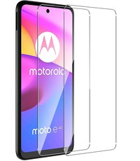 Ntech Motorola Moto E40 Screenprotector - Moto E40 Screenprotector Glas Gehard Tempered Glass - 2 Stuks