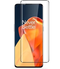 Ntech OnePlus 9 Pro Screenprotector Glas - Screenprotector Oneplus 9 Pro Beschermglas Gehard Full Screen Cover- Zwart