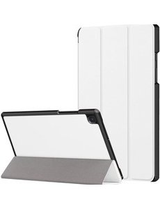 Ntech Samsung Tab A7 lite hoes Bookcase Wit - Samsung Tab A7 Lite tablethoes  Kunstleer -  Hoes Samsung Galaxy Tab A7 lite hoesje Smart cover