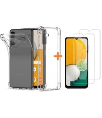 Ntech Samsung A13 Hoesje Shock Proof Case Met 2x Screenprotector