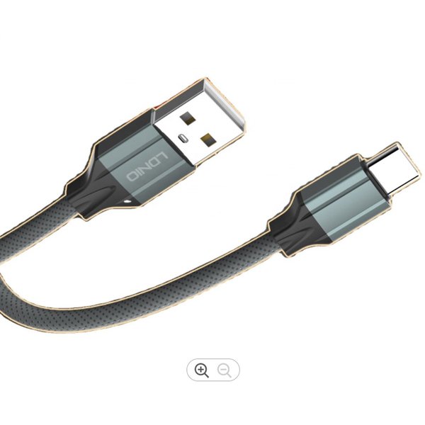 Ldnio USB C kabel snel oplaadkabel- datakabel naar USB, extra sterk 2 meter/ hoge kwaliteit/Geschikt Voor Samsung S8 / S9 / S10 / S20 / S21 / Ultra / Plus / A serie/ Geschikt voor Huawei / HTC / Nokia / LG / Xiaomi Mi met Type-C oplaad kabel