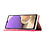 Ntech Hoesje Geschikt Voor Samsung Galaxy A13 hoesje Pink bookcase - Hoesje Geschikt Voor Samsung Galaxy A13 4G hoesje bookcase portemonnee hoesje - A13 Hoesje book cover - hoesjes Hoesje Geschikt Voor Samsung Galaxy A13 screenprotector / 2X Beschermglas