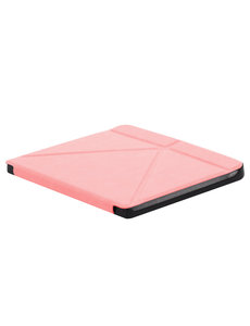 Ntech Kobo Libra H20 hoesje Licht Roze - kobo libra h20 sleepcover - kobo ereader Libra H20 hoes Bookcase - Hoes voor Kobo Libra h20 met Sluiting en Auto Sleep Functie
