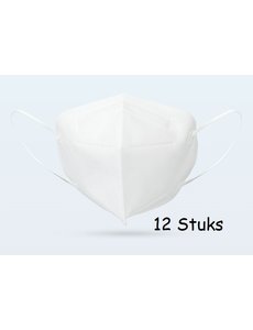 Ntech ffp2 mondkapje - ffp2 mondmaskers Ntech Mondkapje 12 stuks - FFP2 facemasks - wit