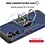 Ntech Hoesje Geschikt Voor Samsung Galaxy A13 5G / A04s Hoesje – Ring houder - Magnetisch Auto Mount – Met 2x screenprotector – gehard glas – Blauw