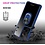 Ntech Hoesje Geschikt Voor Samsung Galaxy S21 Ultra hoesje - Premium Shock Proof hoesje transparant Blauw randen backcover case met kickstand - Hoesje Geschikt Voor Samsung Galaxy S21 Ultra hoesje met Ring houder / Ring vinger houder / standaard