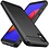Ntech Hoesje Geschikt Voor Samsung Galaxy A01 Core hoesje Geborsteld Zwart  siliconen Carbon Fiber Optics - Brushed Silicone Colour TPU Cover  Screenprotector 2 pack