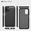 Ntech Hoesje Geschikt Voor Samsung Galaxy A32 hoesje Geborsteld Zwart - Galaxy A32 5G siliconen Carbon Fiber Optics - Brushed Silicone Colour TPU Cover - Galaxy A32 Screenprotector 2 pack