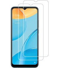 Ntech Oppo A15 Screenprotector - Oppo A15S screenprotector Tempered Glass - 2 Stuks