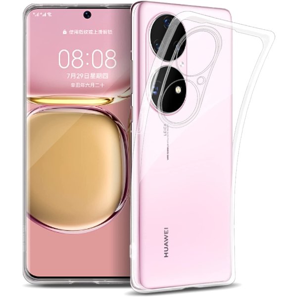 Ntech Hoesje Geschikt voor Huawei P50 Pro Hoesje Transparant Siliconen cover - HoesjeHoesje Geschikt voor Huawei P50 Pro Transparant case