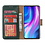Ntech Hoesje Geschikt voor Xiaomi Redmi Note 8 (2019/2021) Hoesje Groen - Hoesje Geschikt voor Xiaomi Note 8 2021 bookcase met Pasjeshouder - Note 8 2019 case Portemonnee cover