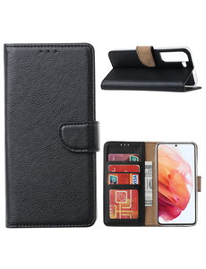 Ntech Samsung Galax S22 Hoesje BookCase Zwart