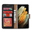 Ntech Hoesje Geschikt Voor Samsung Galaxy S22 Ultra Hoesje BookCase Zwart - Hoesje Geschikt Voor Samsung Galaxy s22 Ultra hoesje wallet case - Hoesje Hoesje Geschikt Voor Samsung Galaxy S22 Ultra bookcase - Galaxy S22 Ultra portemonnee hoesje book case cover