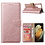 Ntech Hoesje Geschikt Voor Samsung Galaxy S22 Ultra Hoesje BookCase Rose Goud - Hoesje Geschikt Voor Samsung Galaxy s22 Ultra hoesje wallet case - Hoesje Hoesje Geschikt Voor Samsung Galaxy S22 Ultra bookcase - Galaxy S22 Ultra portemonnee hoesje book case cove