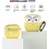 Ntech Hoesje Geschikt voor Apple Airpods 3 hoesje Silicone Case Geel - Hoesje Geschikt voor Apple Airpodss 3 Case Siliconen Hoes - Hoesje Geschikt voor Apple Airpodss 3 Hoes Cover
