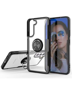 Ntech Samsung Galax S22 hoesje Luxe carbon TPU Backcover