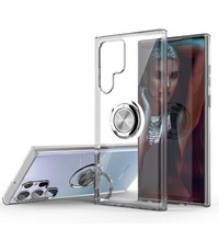 Ntech Samsung Galax S22 Ultra hoesje Luxe TPU Backcover Clear