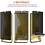 Ntech Screenprotector Geschikt voor Samsung Galaxy S22 Plus Privacy screenprotector / Screenprotector Geschikt voor Samsung Galaxy S22 Plus 5G Privacy Screenprotector Beschermfolie - Galaxy S22 Plus Anti Spy Screenprotector - Galaxy S22 Plus TPU Privacy Screenp