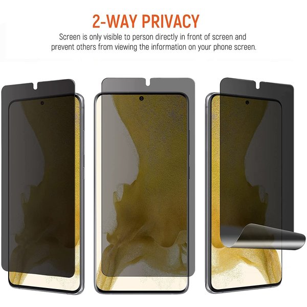 Ntech Screenprotector Geschikt voor Samsung Galaxy S22 Plus Privacy screenprotector / Screenprotector Geschikt voor Samsung Galaxy S22 Plus 5G Privacy Screenprotector Beschermfolie - Galaxy S22 Plus Anti Spy Screenprotector - Galaxy S22 Plus TPU Privacy Screenp