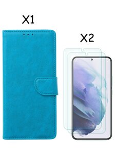 Ntech Samsung Galax S22 hoesje Blauw