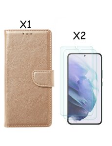 Ntech Samsung Galax S22 hoesje Goud