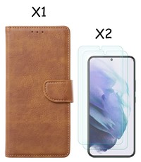 Ntech Samsung Galax S22 Plus hoesje Bruin