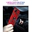 Ntech Oppo A15 Hoesje armor Met ring houder Rood - Oppo A15s hoesje  / Oppo A35 2021 hoesje met Kickstand TPU backcover hoesje - Oppo A15 / A15s screenprotector 2 pack