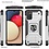 Ntech Hoesje Geschikt Voor Samsung Galaxy A03s Hoesje Heavy Duty Armor Hoesje Zliver - Galaxy A03S Case Kickstand Ring cover met Magnetisch Auto Mount- Hoesje Geschikt Voor Samsung Galaxy A03S screenprotector 2 pack