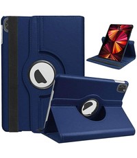 Ntech iPad pro 2020 hoes / iPad Pro 2021 hoes bookcase Draaibare Donker Blauw - iPad pro hoes 2021 / 2020 - ipad pro 11 2021 case Cover- iPad pro 2020 hoes