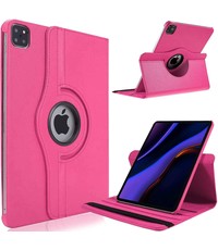 Ntech iPad pro 2020 hoes / iPad Pro 2021 hoes bookcase Draaibare Pink - iPad pro hoes 2021 / 2020 - ipad pro 11 2021 case Cover- iPad pro 2020 hoes