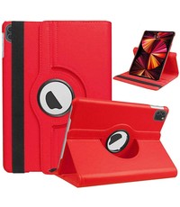 Ntech iPad pro 2020 hoes / iPad Pro 2021 hoes bookcase Draaibare Rood - iPad pro hoes 2021 / 2020 - ipad pro 11 2021 case Cover- iPad pro 2020 hoes