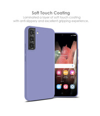 Ntech Samsung Galax S22 Hoesje Silicone Backcover - Lila