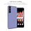 Ntech  Hoesje Geschikt Voor Samsung Galaxy S22 Hoesje Silicone Backcover - Lila