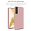 Ntech  Hoesje Geschikt Voor Samsung Galaxy S22 Hoesje Silicone Backcover - Licht Rose