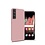 Ntech  Hoesje Geschikt Voor Samsung Galaxy S22 Plus Hoesje Silicone Backcover - Licht Rose