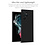 Ntech  Hoesje Geschikt Voor Samsung Galaxy S22 Ultra Hoesje Silicone Backcover Zwart