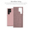 Ntech  Hoesje Geschikt Voor Samsung Galaxy S22 Ultra Hoesje Silicone Backcover Licht rose