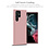 Ntech  Hoesje Geschikt Voor Samsung Galaxy S22 Ultra Hoesje Silicone Backcover Licht rose