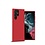 Ntech  Hoesje Geschikt Voor Samsung Galaxy S22 Ultra Hoesje Silicone Backcover Rood