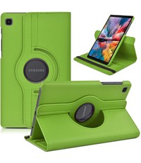 Ntech Samsung Tab A7 Lite Hoes bookcase - Samsung Galaxy Tab A7 Lite hoes 8.7 360 draaibare case Hoesje - Groen