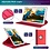 Ntech Hoesje Geschikt Voor Samsung Galaxy Tab A7 Lite Hoes bookcase - Hoesje Geschikt Voor Samsung Galaxy Tab A7 Lite hoes 8.7 360 draaibare case Hoesje - Rood