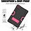 Ntech Hoes Geschikt voor Samsung Galaxy Tab A7 Hoes - (2020/2022) - Shockproof case - met Kickstand Hybride Armor - Zwart / Pink