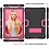 Ntech Hoes Geschikt voor Samsung Galaxy Tab A7 Hoes - (2020/2022) - Shockproof case - met Kickstand Hybride Armor - Zwart / Pink