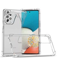 Ntech Samsung A53 5G hoesje transparent - Samsung Galaxy A53 5G hoesje shock proof case transparant - hoesje Samsung A53 Siliconen hoesje - Transparant