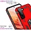 Ntech Hoesje Geschikt Voor Samsung Galaxy S22 Hoesje Anti-Shock Hybrid Armor Rood - Hoesje Geschikt Voor Samsung Galaxy S22 hoesje met Kickstand Ring Houder - Kunststof - Back Cover