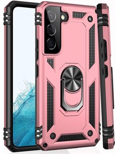 Ntech Samsung Galax S22 Plus Hoesje Anti-Shock Hybrid Armor Rose Goud