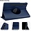 Ntech Hoesje Geschikt Voor Samsung Galaxy Tab S8 hoes Draaibare Book Case Cover Donker Blauw - Hoesje Geschikt Voor Samsung Galaxy Tab S8 hoesje 2022 - Tab S7 hoes 11 inch Tablet Hoes